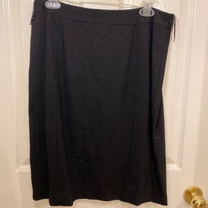 Lafayette 148 Black Wool Career Work Dress 10